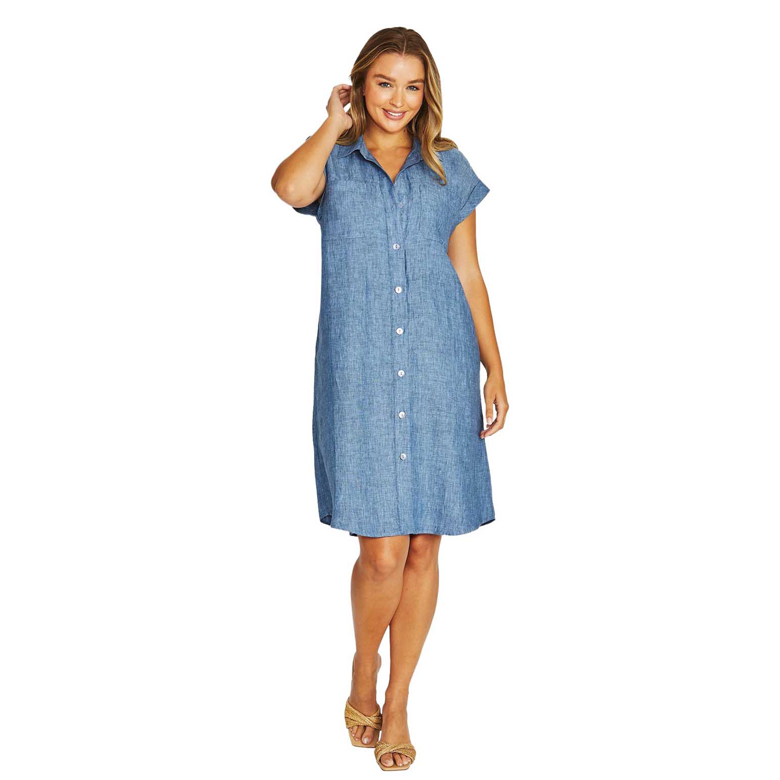 Jump 2 Pkt Shirt Dress